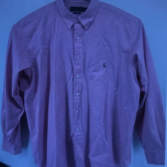 Polo by Ralph Lauren Lavender Button-Down Dress Shirt - Picture 1 of 3